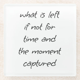 What Is Left Glass Coaster