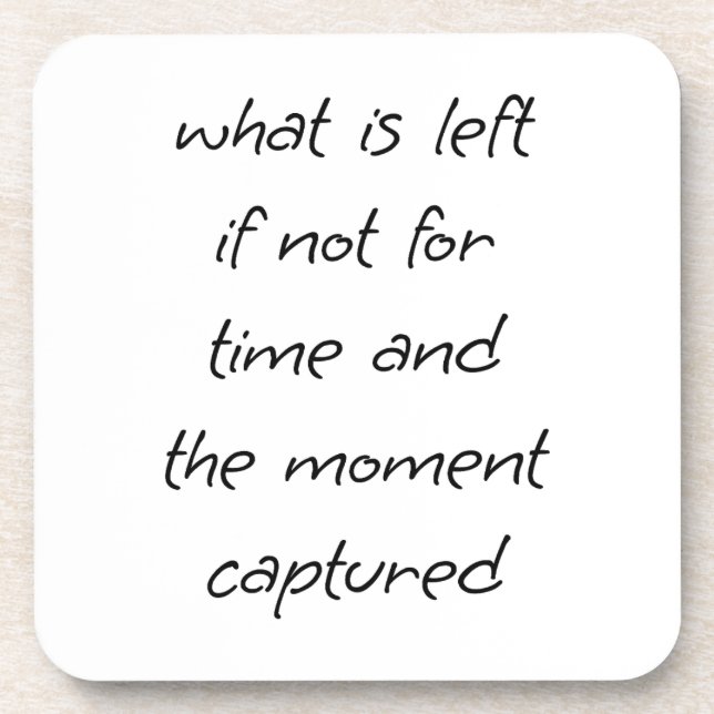 What Is Left Hard Plastic Coaster (Front)