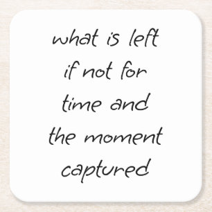 What Is Left Paper Coaster