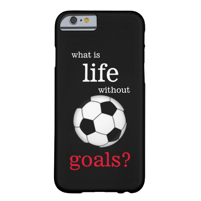 What is Life Without Goals Soccer Cell Phone Case (Back)