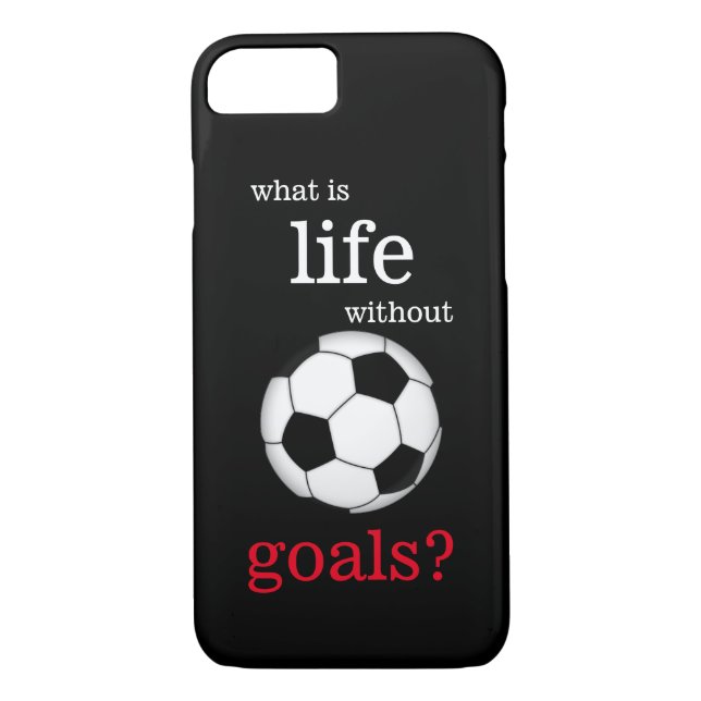 What is Life Without Goals Soccer Cell Phone Case (Back)