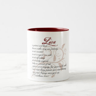 "What is Love?" Mug2 Two-Tone Coffee Mug