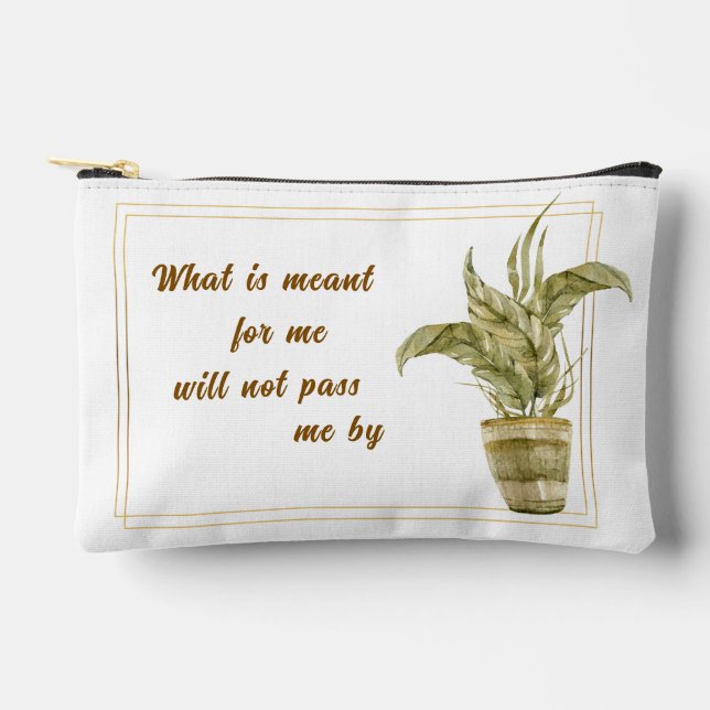 What is Meant for Me Canvas Bag (Front)