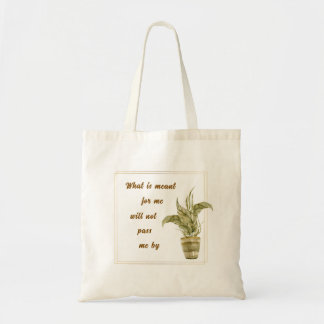What is Meant for Me Canvas Print Tote Bag