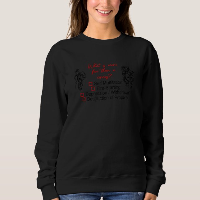What is more fun than a circus sweatshirt (Front)