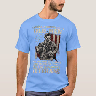 What Is Necessary Veterans, Soldier With Sacred Fl T-Shirt