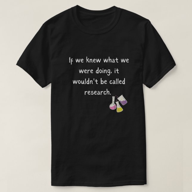 What is research is a question i need answer for T-Shirt (Design Front)