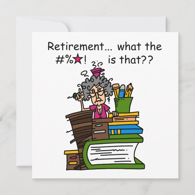 What is Retirement Humour Card (Front)