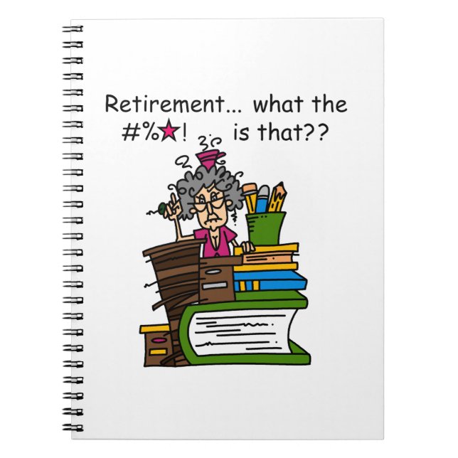 What is Retirement Humour Notebook (Front)
