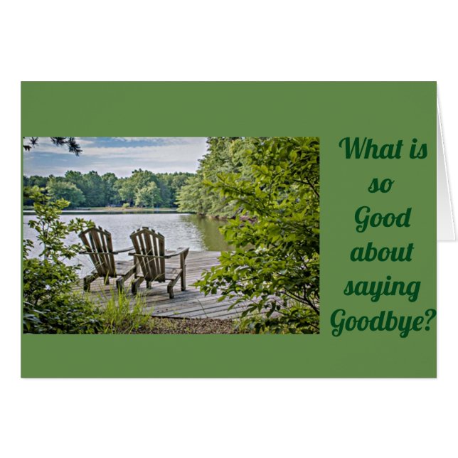 WHAT IS "SO GOOD" ABOUT SAYING ***GOODBYE?*** (Front Horizontal)