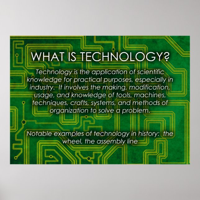 What is Technology? Poster (Front)