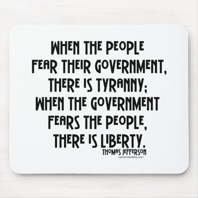 What is Tyranny...? Mouse Mat (Front)