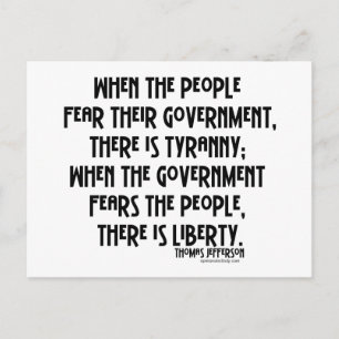 What is Tyranny...? Postcard