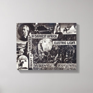 What is Wanted in Darkest Africa is Electric Canvas Print