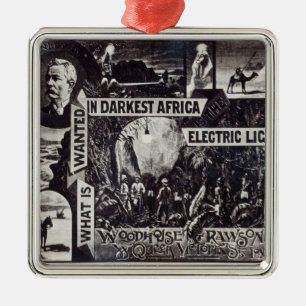 What is Wanted in Darkest Africa is Electric Metal Tree Decoration