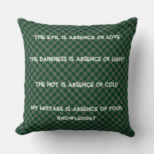 What is wrong or correct, in the phrase cushion