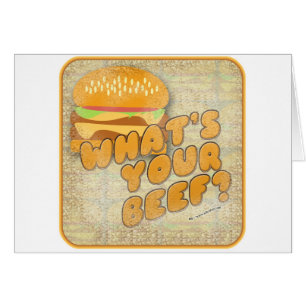What Is Your Beef Funny Burger