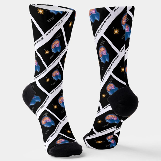 What Is Your Circadian Rhythm? Socks (Angled)