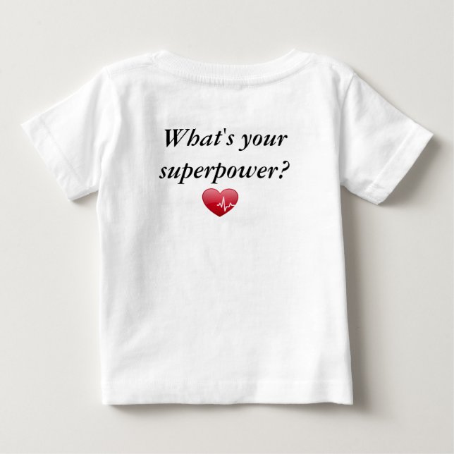 What is your superpower? kids t shirt (Back)