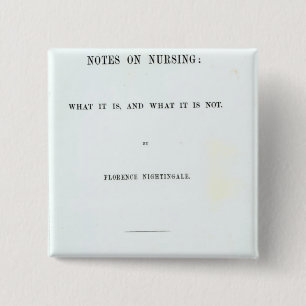 What it is, and What it is not' 15 Cm Square Badge