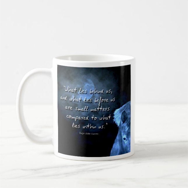 what lies behind us  ... coffee mug (Left)