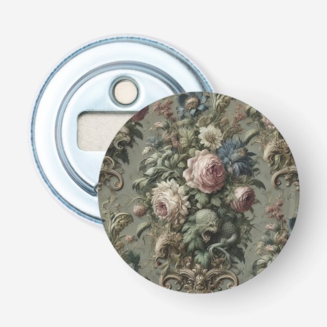 What Lies Beneath the Bloom – Gothic Victorian Bottle Opener (Front)