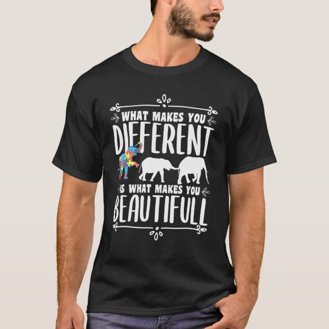 What Makes You Different Autism Month T-Shirt (Front)