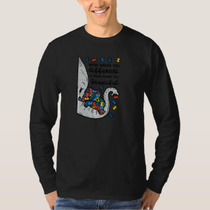 What Makes You Different Beautiful Elephant Autism T-Shirt