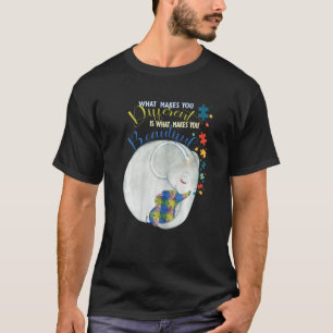 What Makes You Different Beautiful Elephant Mum Au T-Shirt