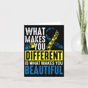What Makes You Different Is What Makes You Beautif Card