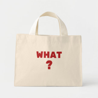 What ? mini tote bag