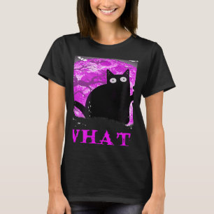What Murderous Cat Holding Knife Halloween Costume T-Shirt