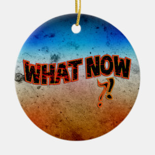 What Now ?! Ceramic Tree Decoration