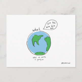 what on earth postcard