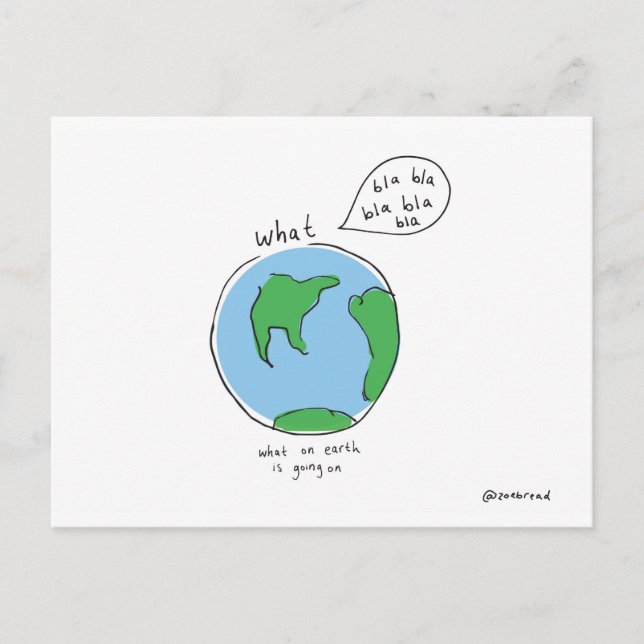 what on earth postcard (Front)