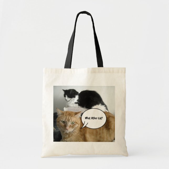 What Other Cat?/Orange Tabby Humour Tote Bag (Front)