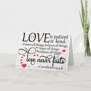 WHAT "OUR LOVE IS" ON "OUR" ANNIVERSARY CARD