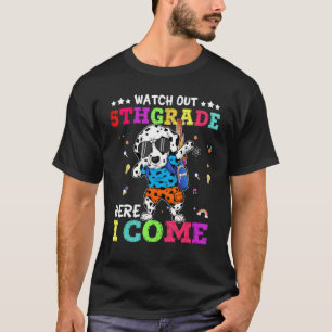 What Out 5th Grade Cute Back To School Dabbing Dal T-Shirt