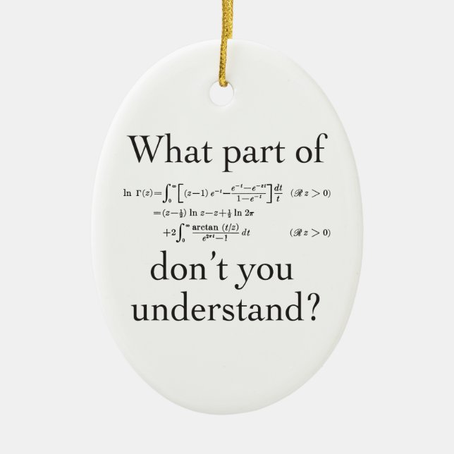 What Part of... Ceramic Tree Decoration (Front)