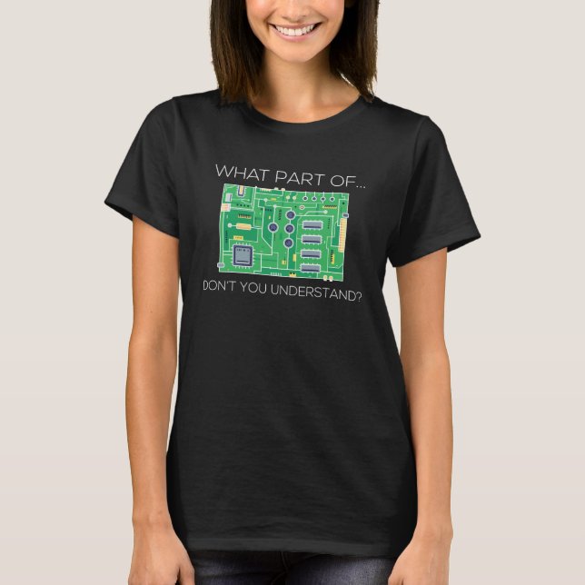 What Part Of Don t You Understand Programmer Sarca T-Shirt (Front)