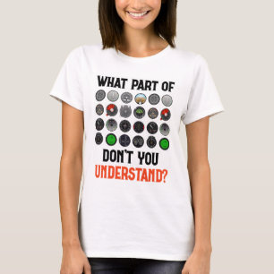 What Part Of Dont You Understand Aeroplane Airline T-Shirt