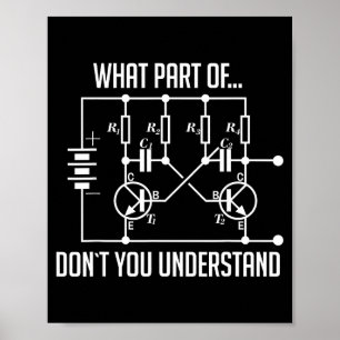 What Part Of Don't You Understand Engineer Gift  Poster