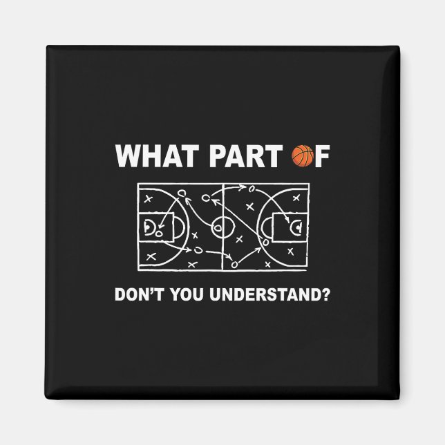 What Part Of Don't You Understand Fun Sketll Seaso Magnet (Front)