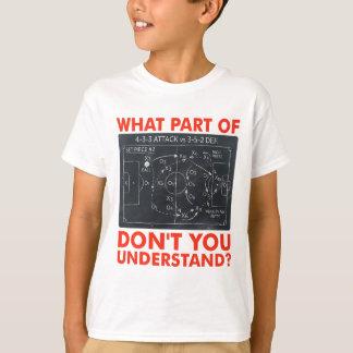 What Part Of Don't You Understand Funny Soccer Coa T-Shirt