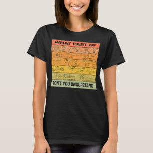 What Part Of Don't You Understand Math Teacher Mat T-Shirt