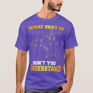 What Part of Electrical Diagram Electrician T-Shirt