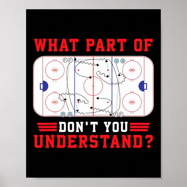 What Part Of Hockey Don't You Understand Hockey Pl Poster (Front)