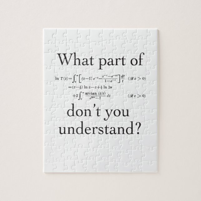 What Part of...? Jigsaw Puzzle (Vertical)