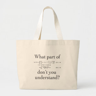 What part of... large tote bag