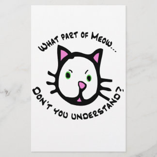 What part of Meow...